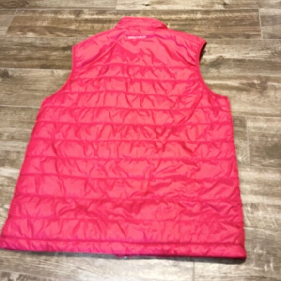 Columbia Omni Heat Vest Mens M Red Puffer Outdoors Sportswear Cinch Base Pockets - Picture 10 of 12